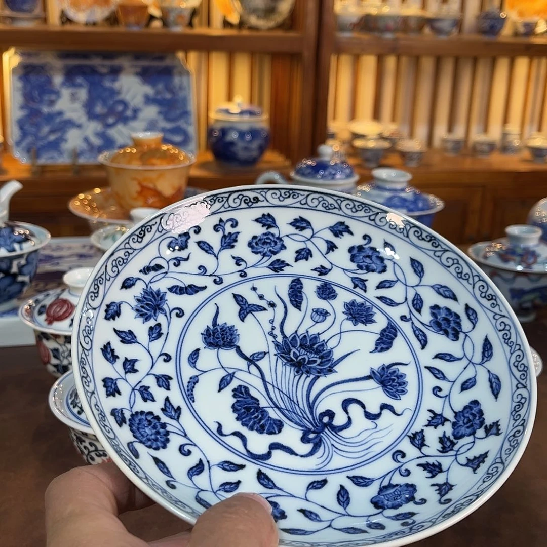 錡镇堂手工手绘壶承