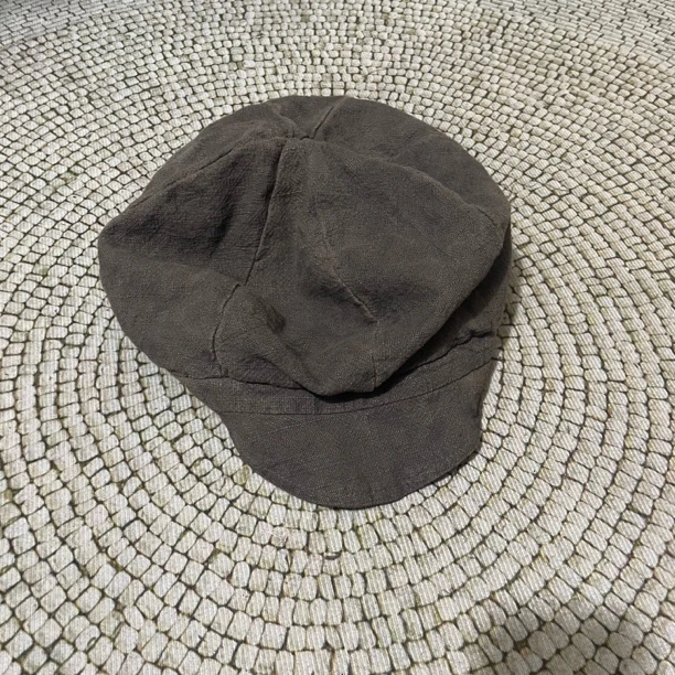 姗姗家重工炒色亚麻帽子