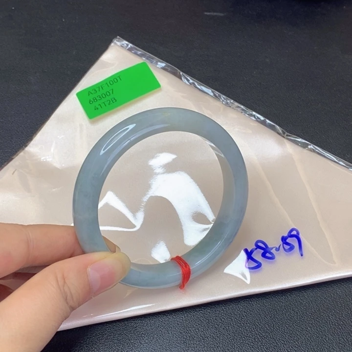 翡翠未镶嵌手镯天然缅甸翡翠A货手镯52圈以下