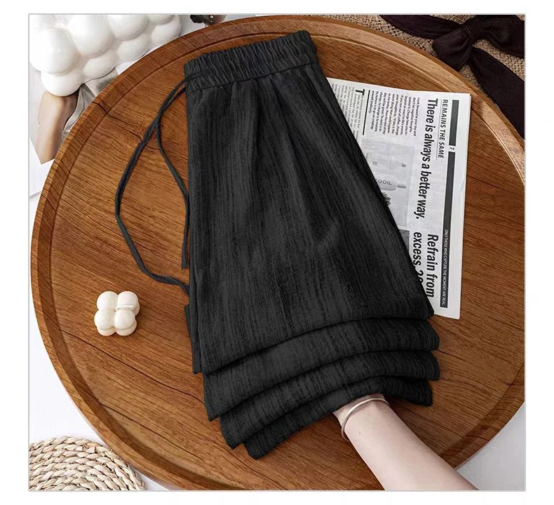 编号001-099新款2025夏季薄阔腿裤