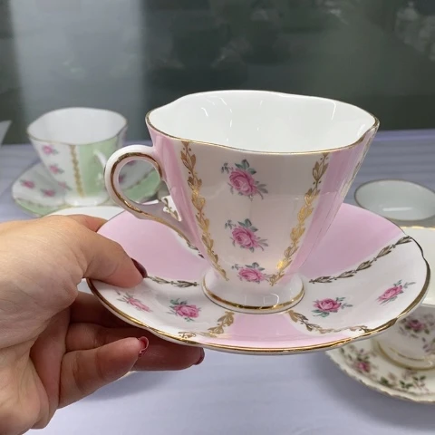 瓷片中古瓷器瓷盘0024