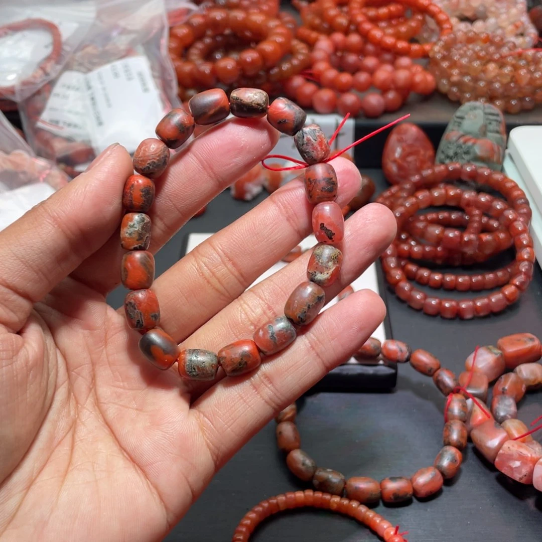 南红玛瑙手链未镶嵌晓*