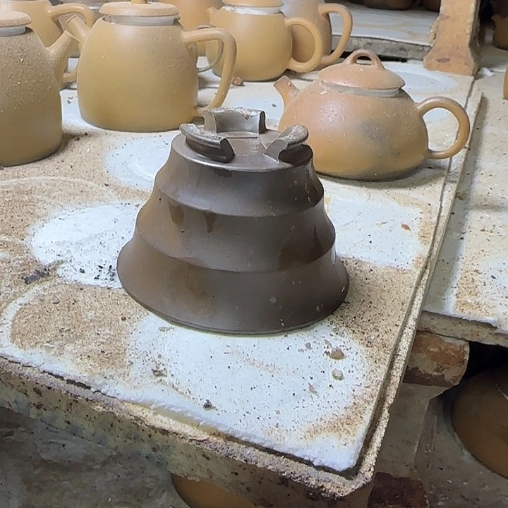 紫砂茶壶坭兴陶龙窑柴烧大寺