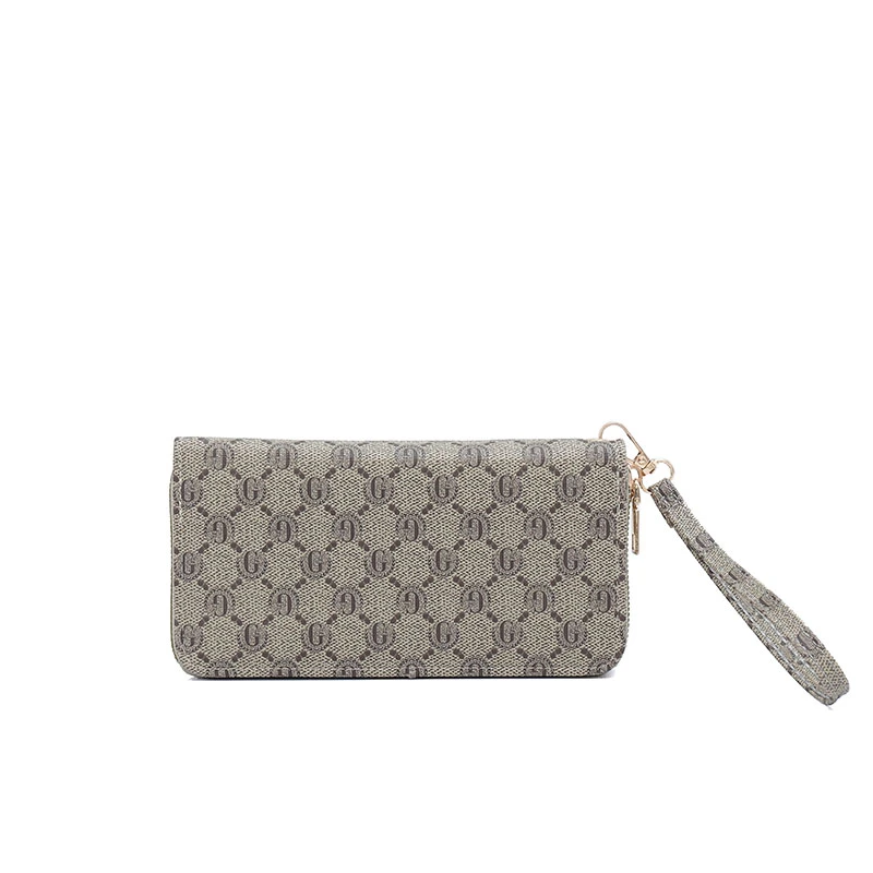 钱包女长款小手包女士手拿包大容量多卡位拉链时尚简约手机包