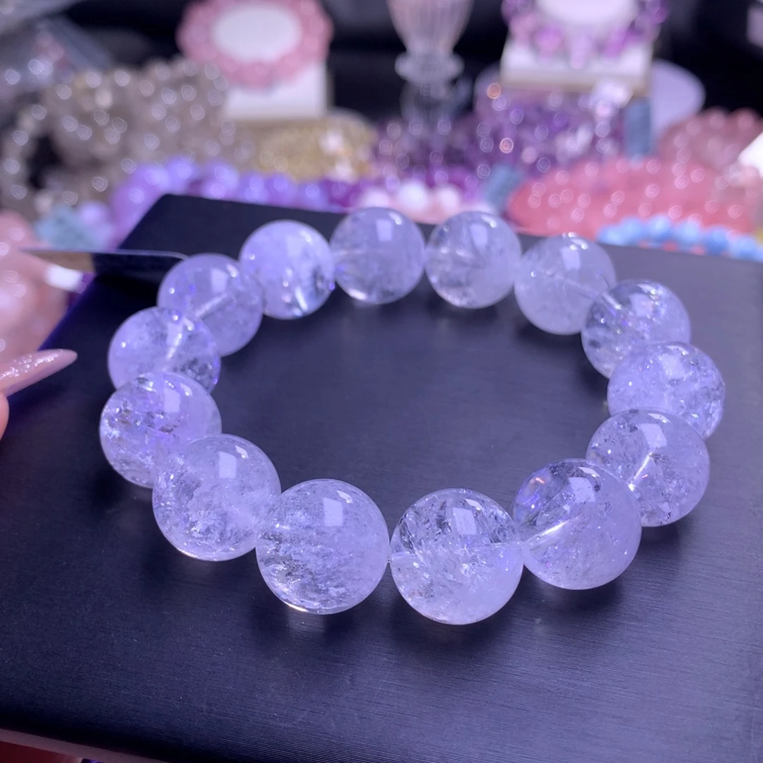 未镶嵌手链水晶爆闪白阿塞15+