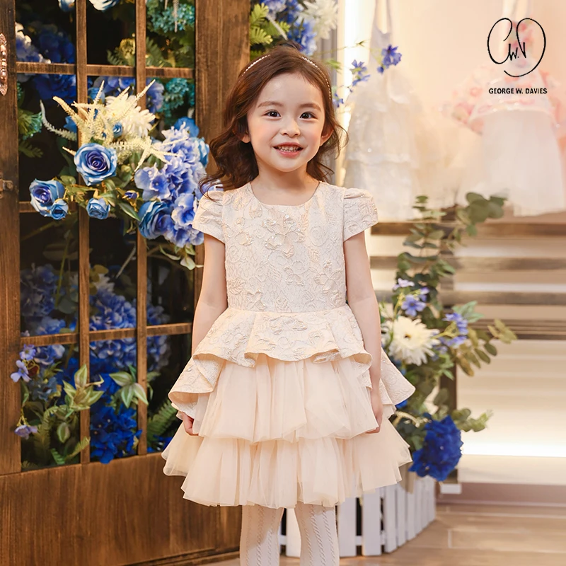 GEORGE W.DAVIES夏季女童休闲连衣裙公主裙儿童仙女服裙子SPG0021