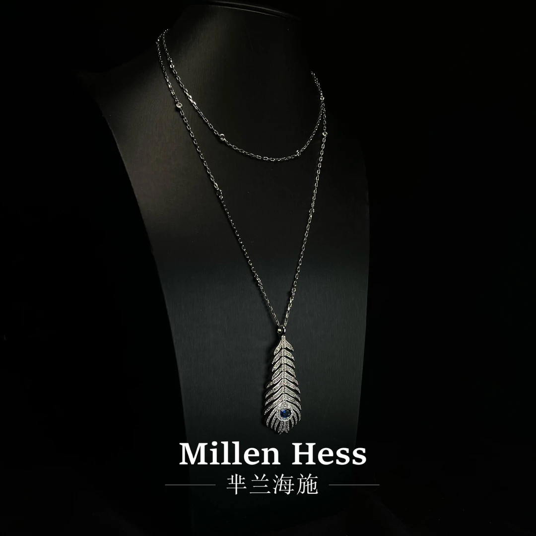 Millen Hess 铜合金项链 天使之翼-设计师款首饰饰品项链轻奢百搭
