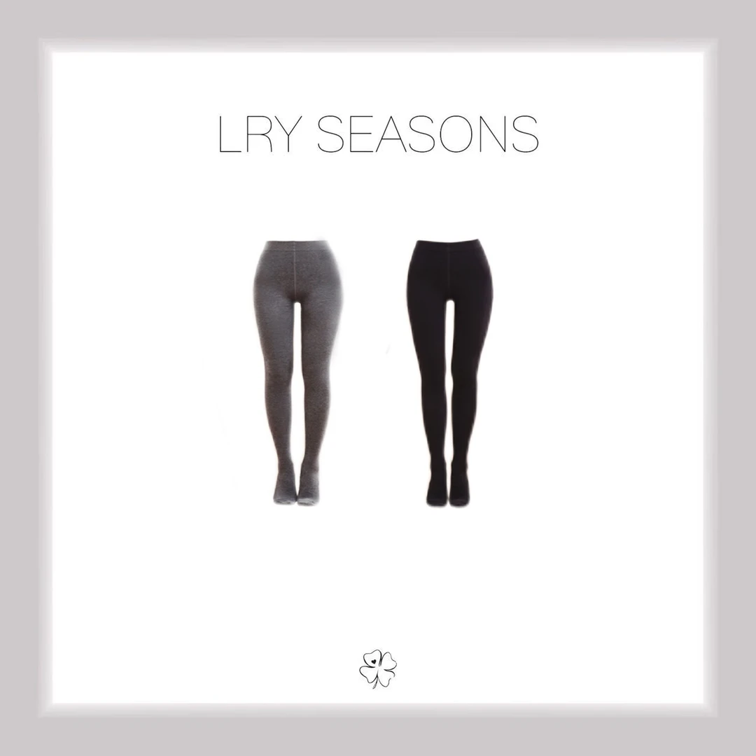 LRY SEASONS |日韩系竖条微压连腿袜25538