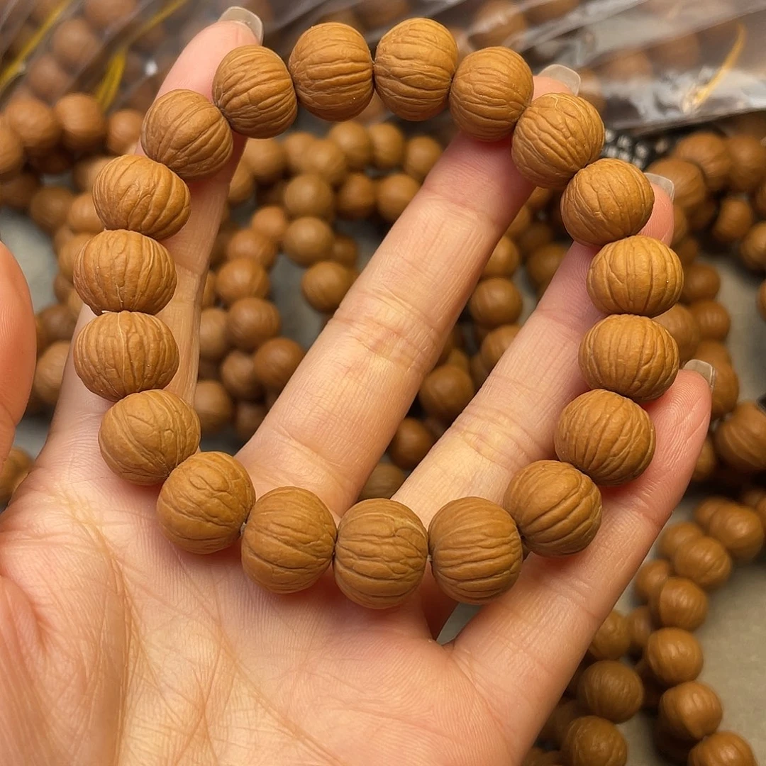 猴头核桃手串土豪原皮原色