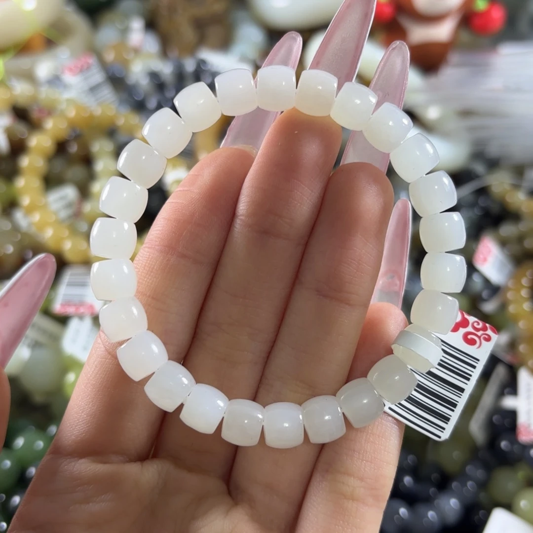 和田玉未镶嵌手链25