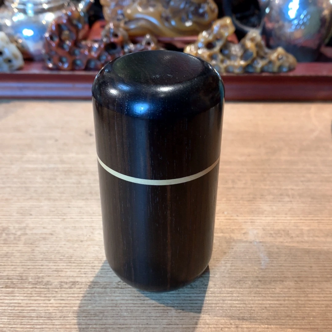 实木茶叶罐哈哈哈