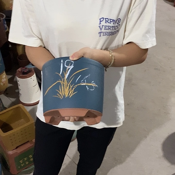 紫砂花盆紫砂花盆
