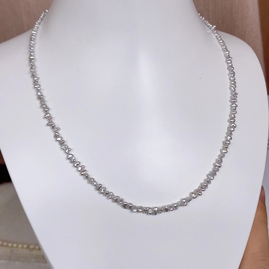 海水珍珠颈饰银S925镶嵌