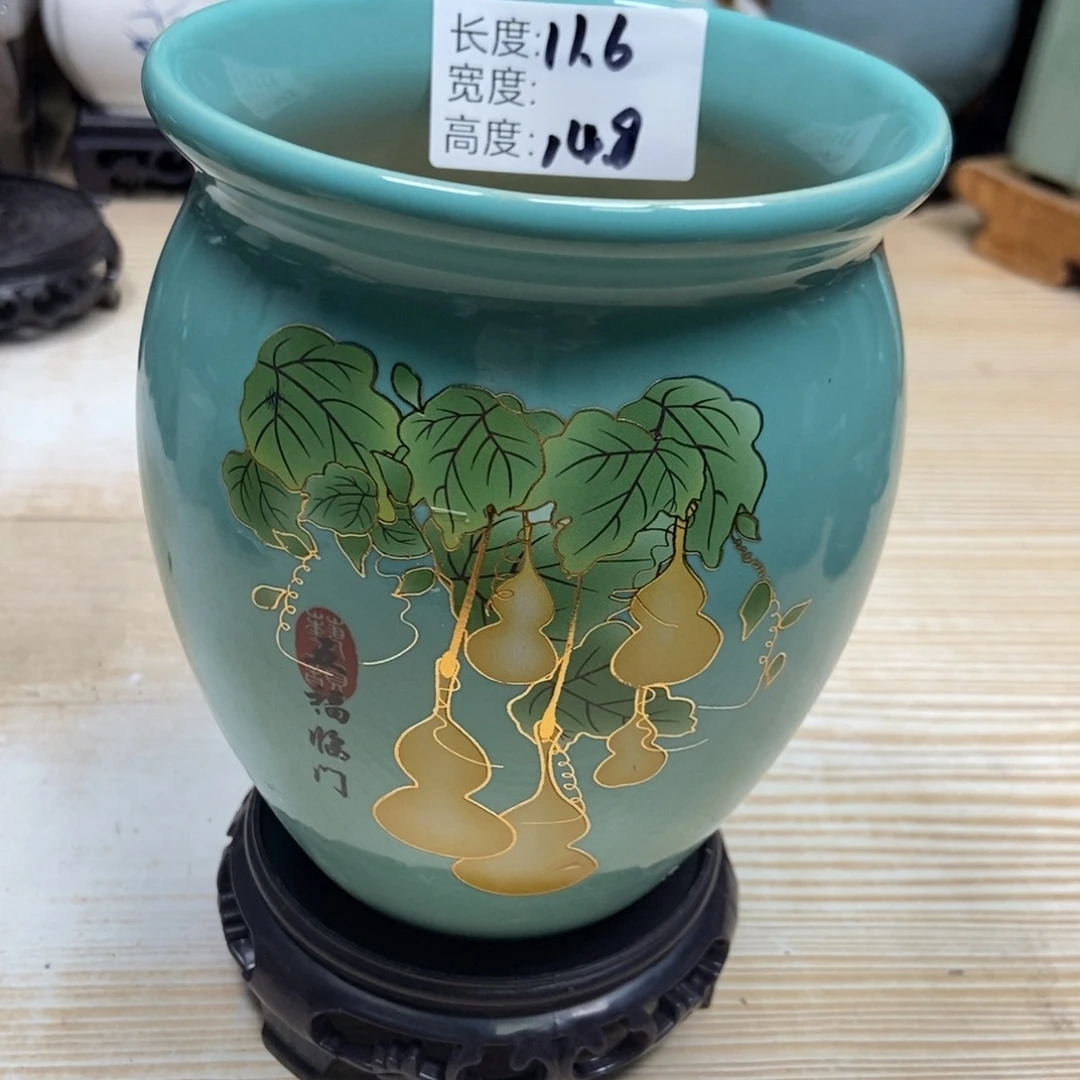 瓷片陶瓷花盆陶瓷艺术
