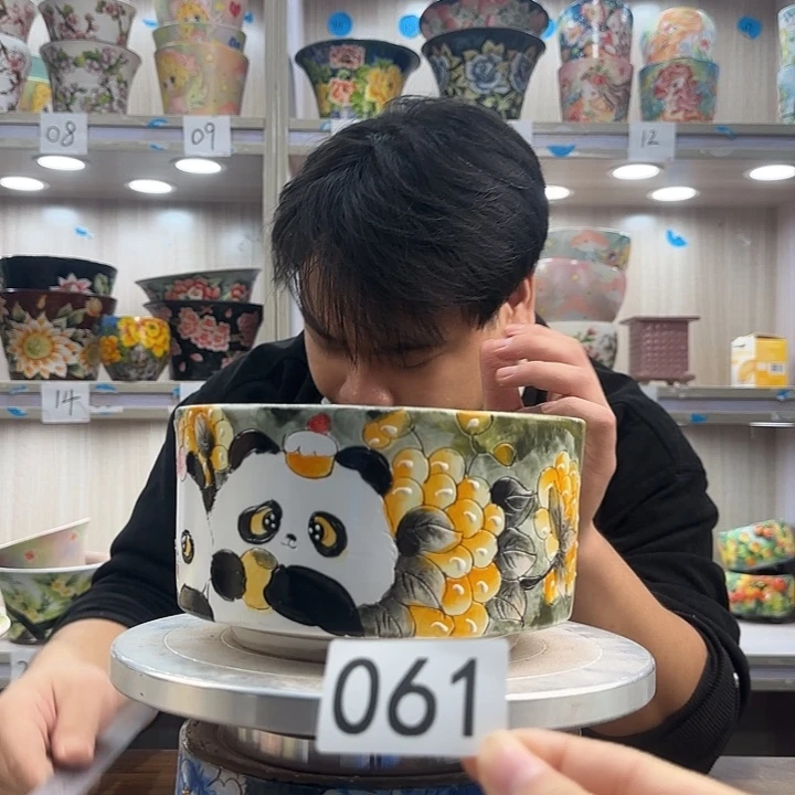 紫砂花盆瑕疵瑕疵061