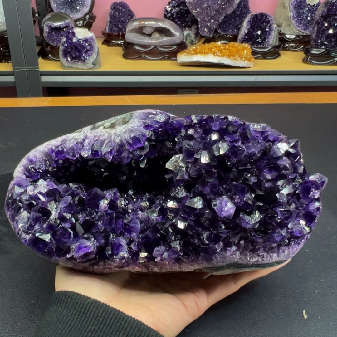 紫晶摆件未镶嵌晶体
