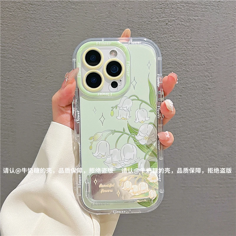 羽纱奶油壳适用苹果16/iPhone/华为荣耀/OPPO/VIVO/小米/手机壳潮