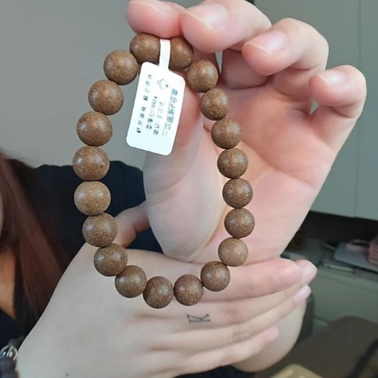 大理石磁石玉兰花 手工串珠