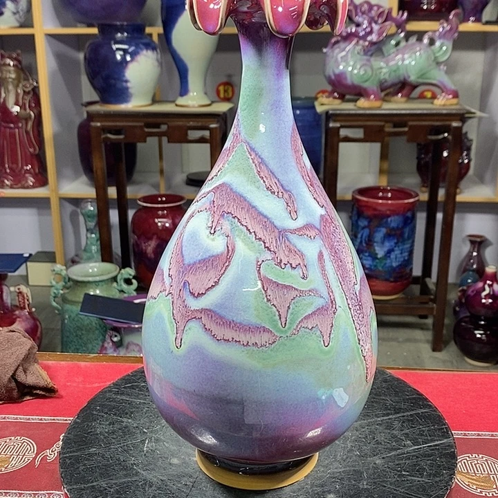 罐中国神厚精品钧瓷