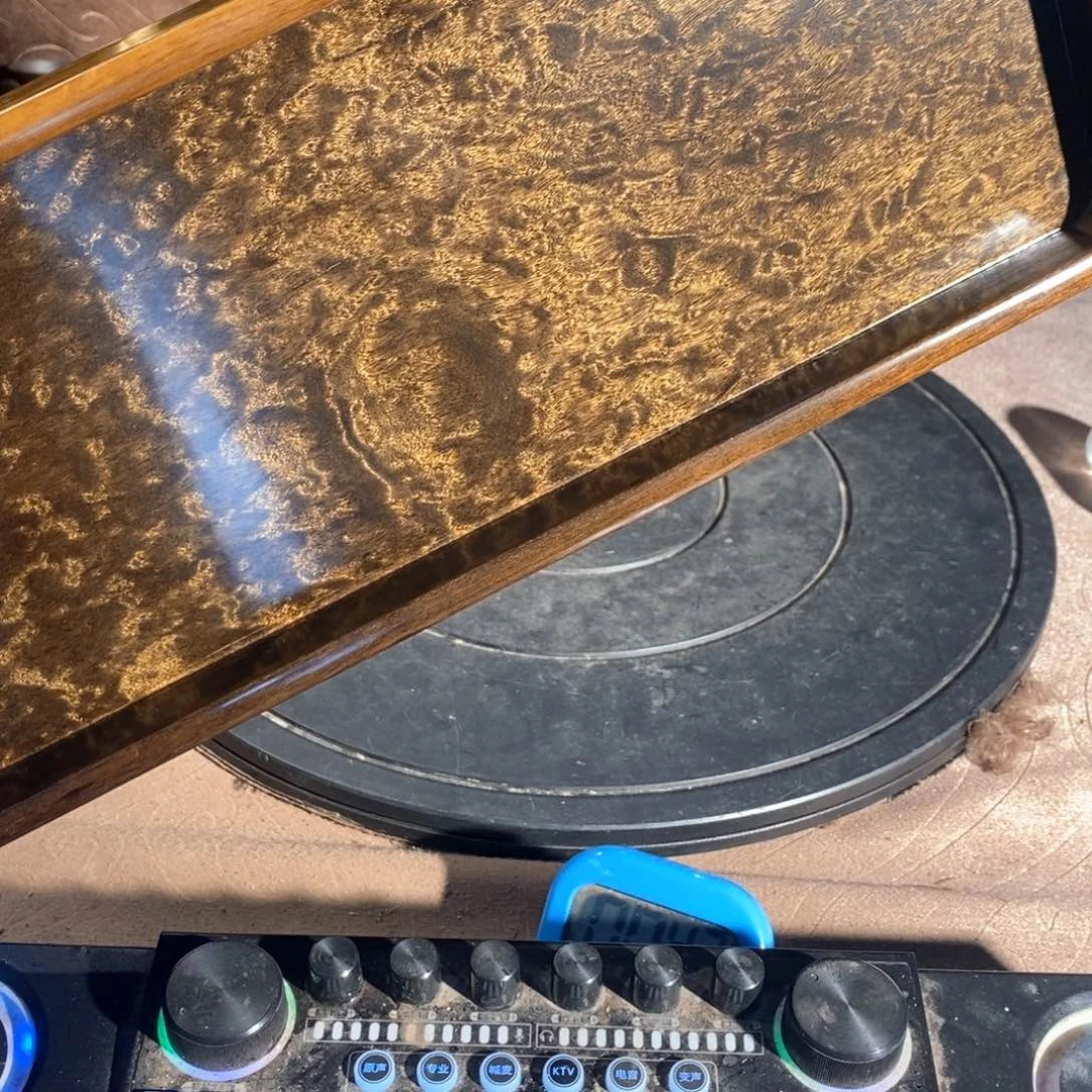 我***宝金丝楠金丝楠木乌木文盘