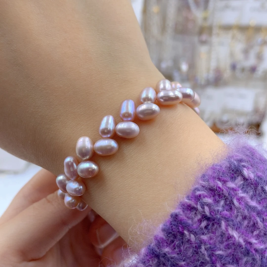 颈饰合金淡水珍珠