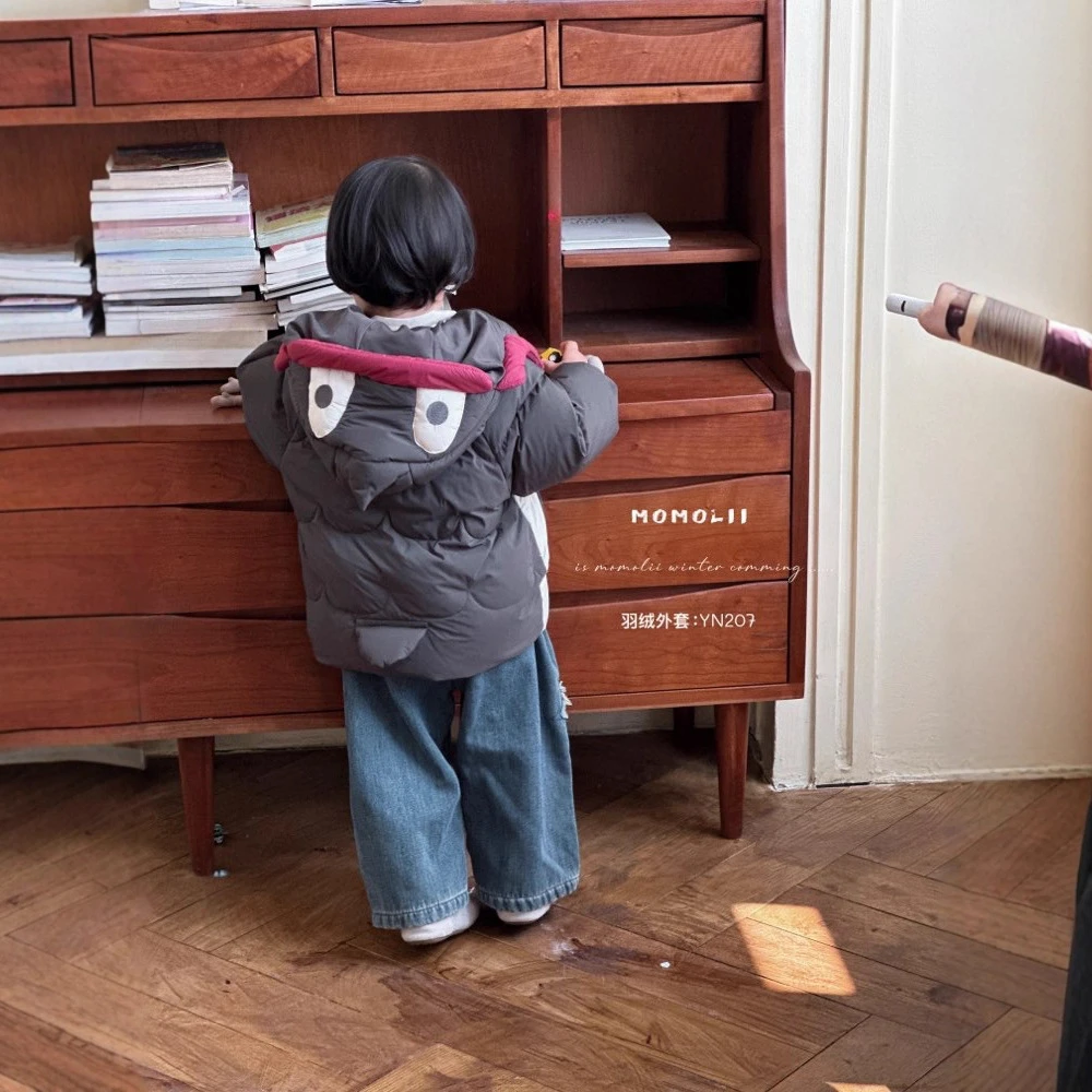 冬季加厚宝宝羽绒服儿童男童冬装小企鹅羽绒服外套外出服5207