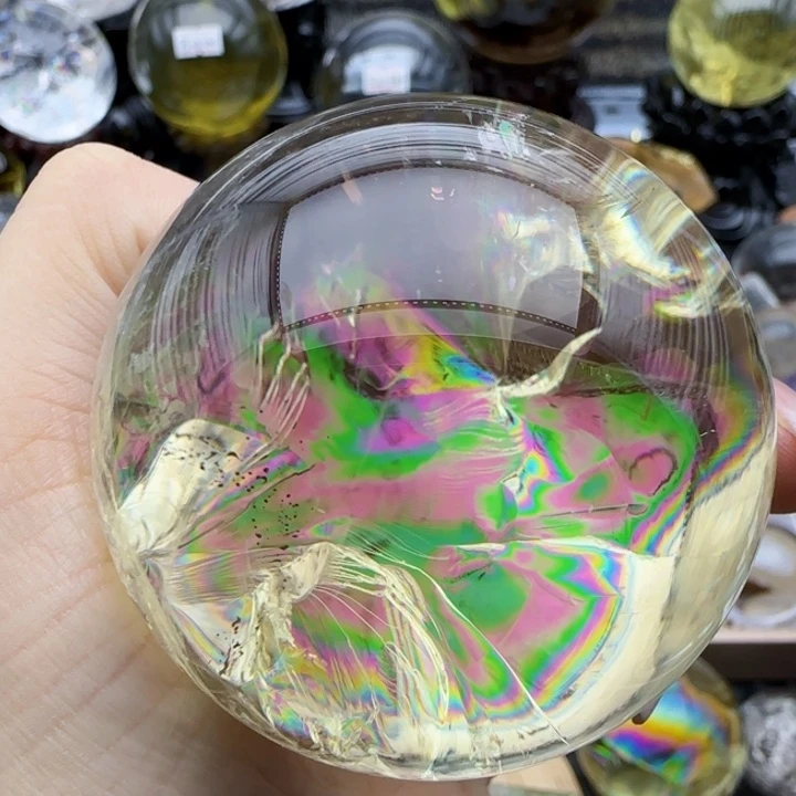 未镶嵌珠宝半成品水晶5.6公分N28