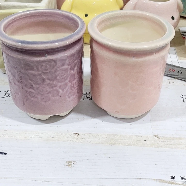 花盆陶瓷款式12包邮