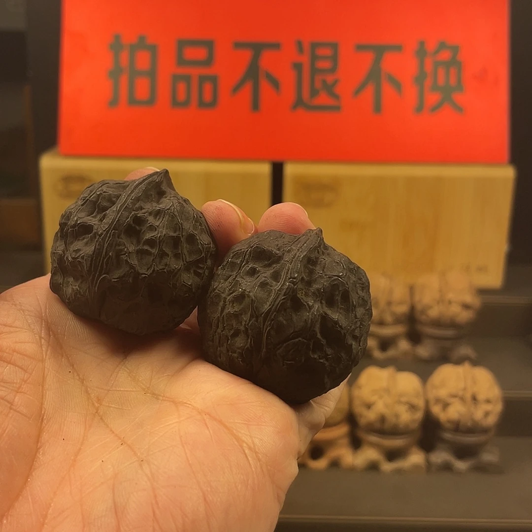 文玩核桃把件黑天使