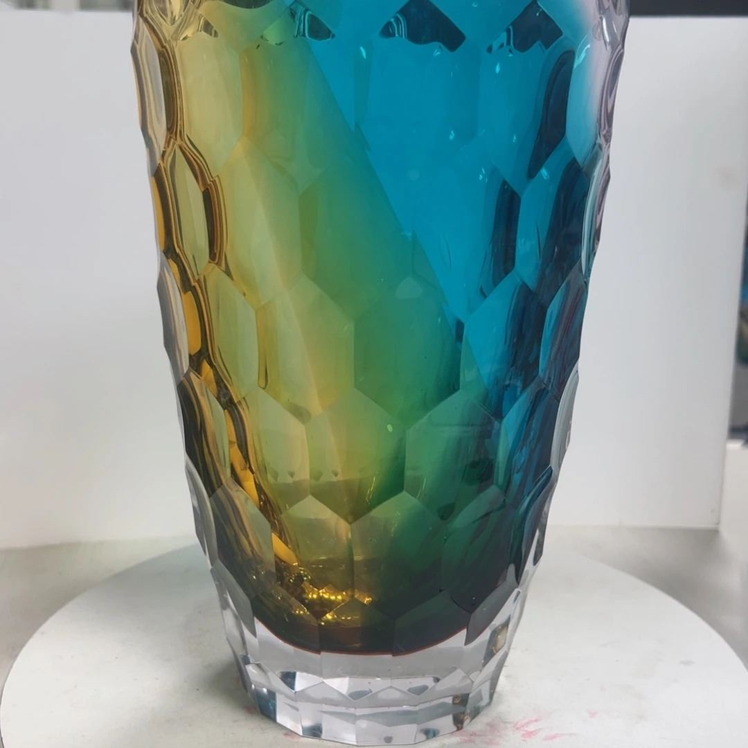 28 高轻奢琉璃花器福利正常手工痕迹