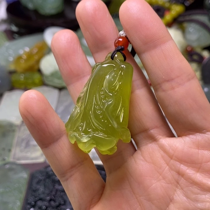 岫玉未镶嵌岫玉颈饰