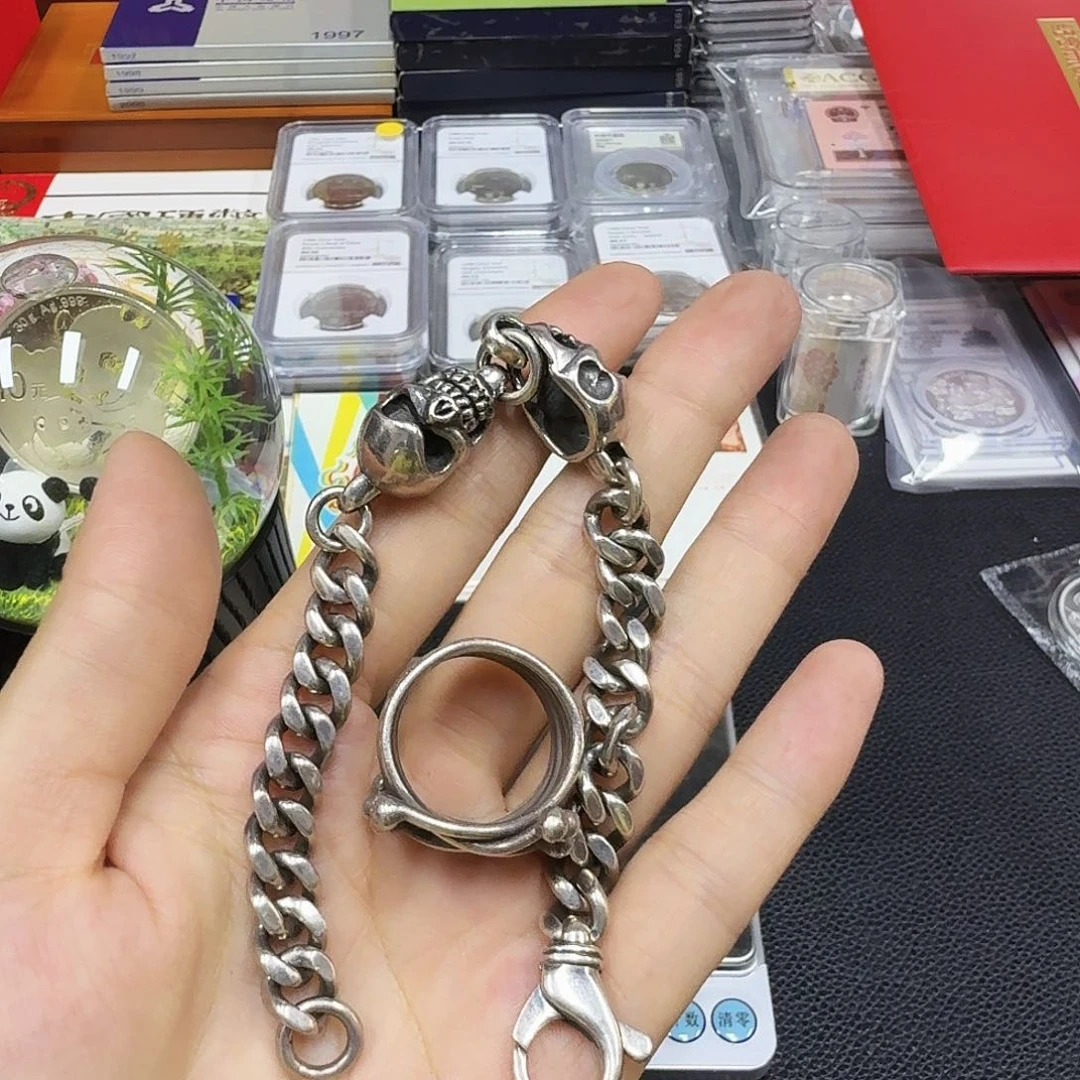 谢***y纯银戒指 手链58.6g