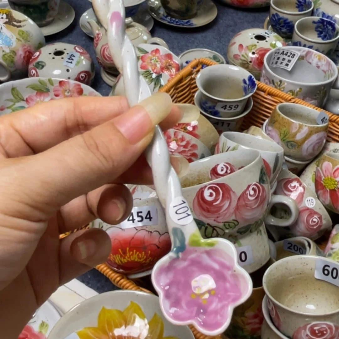 咖啡勺景德镇高温陶瓷8888