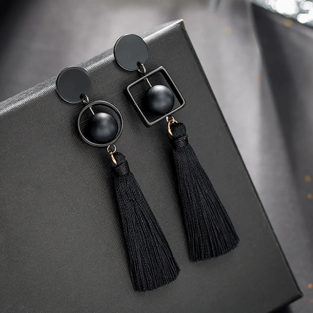 铜合金耳饰 精品民族中国风耳饰流苏过年新年耳环2025年新款潮