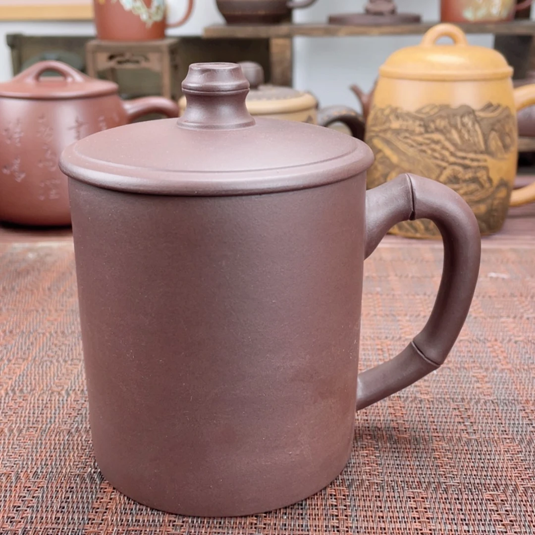 【闪购商品】紫砂茶杯宜兴原矿紫砂盖杯微瑕
