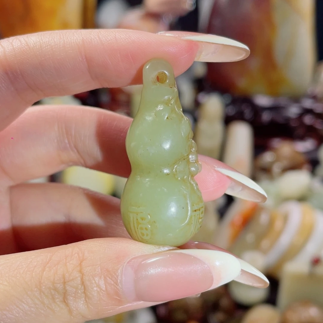 和田玉未镶嵌挂件42