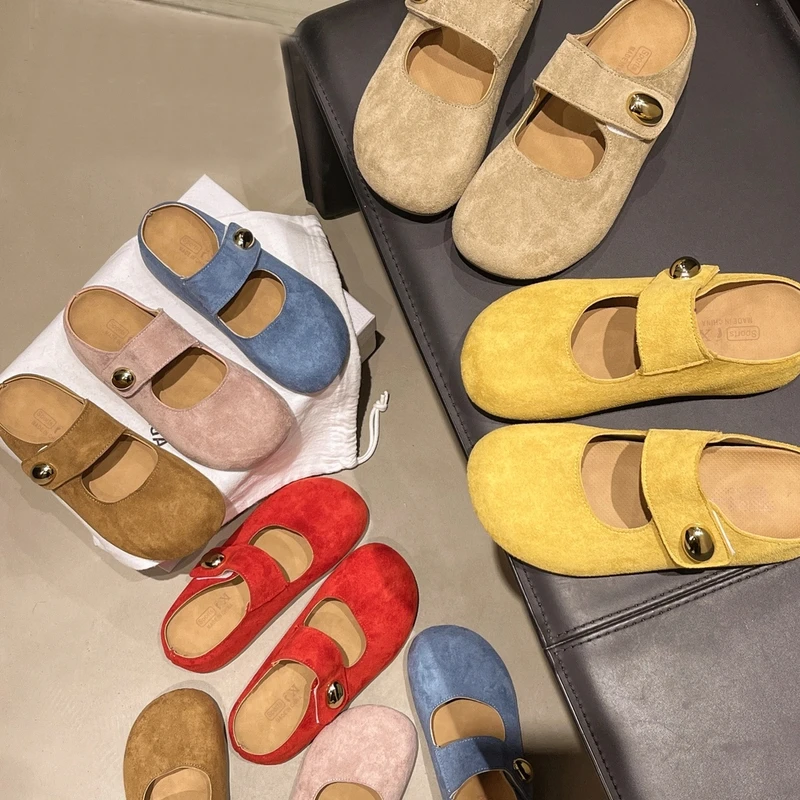 【DL]【退货补运费】5CM内增高厚底百搭时尚勃肯鞋包头拖欧若风778