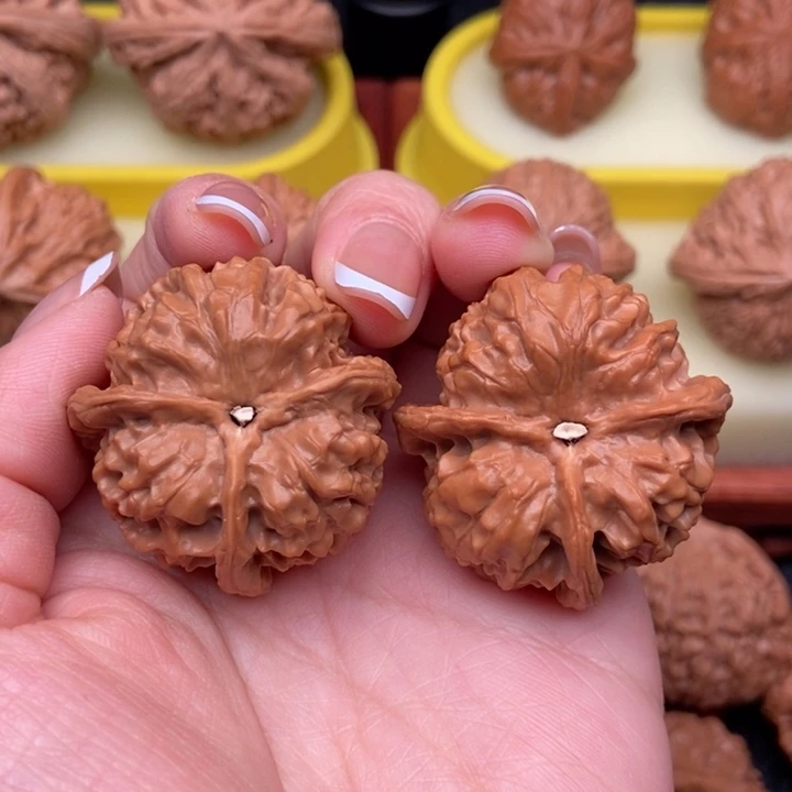 文玩核桃把件一****熊37金锭