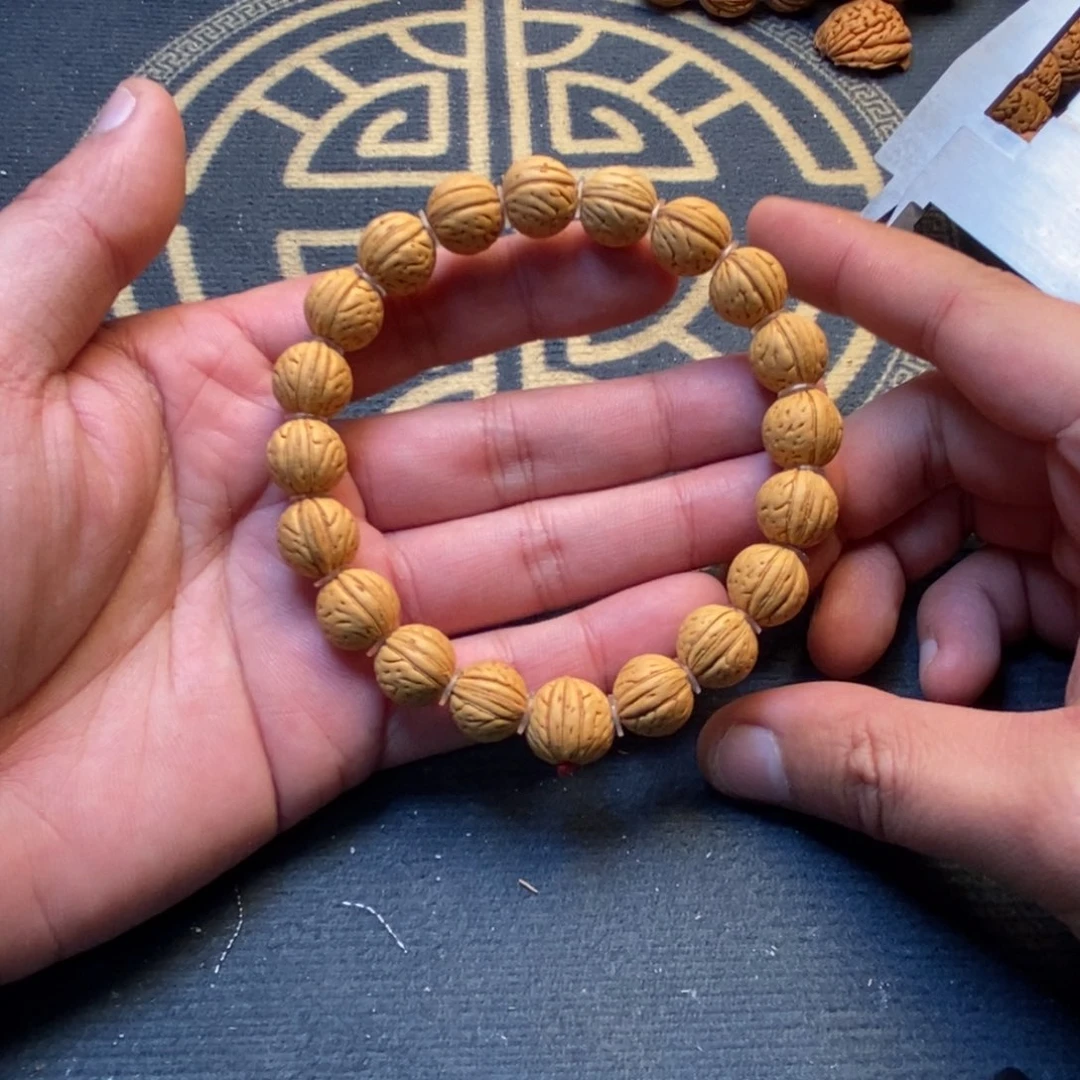 桃核吊坠小金豆桃核手串12