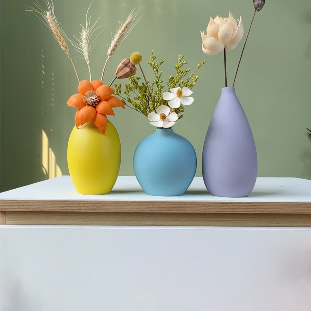 摆件花瓶带花高度20-30厘米左右