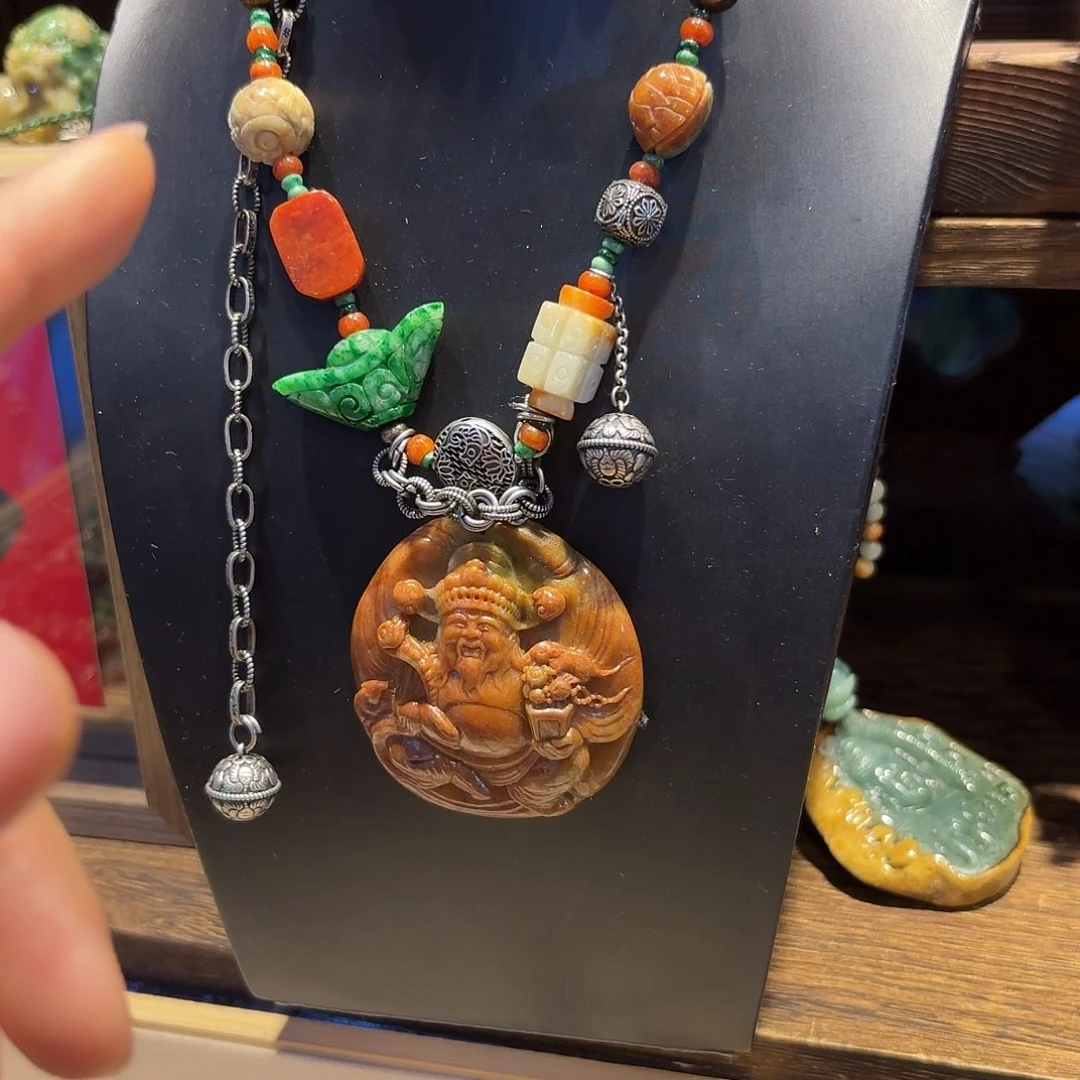 翡翠颈饰未镶嵌原创