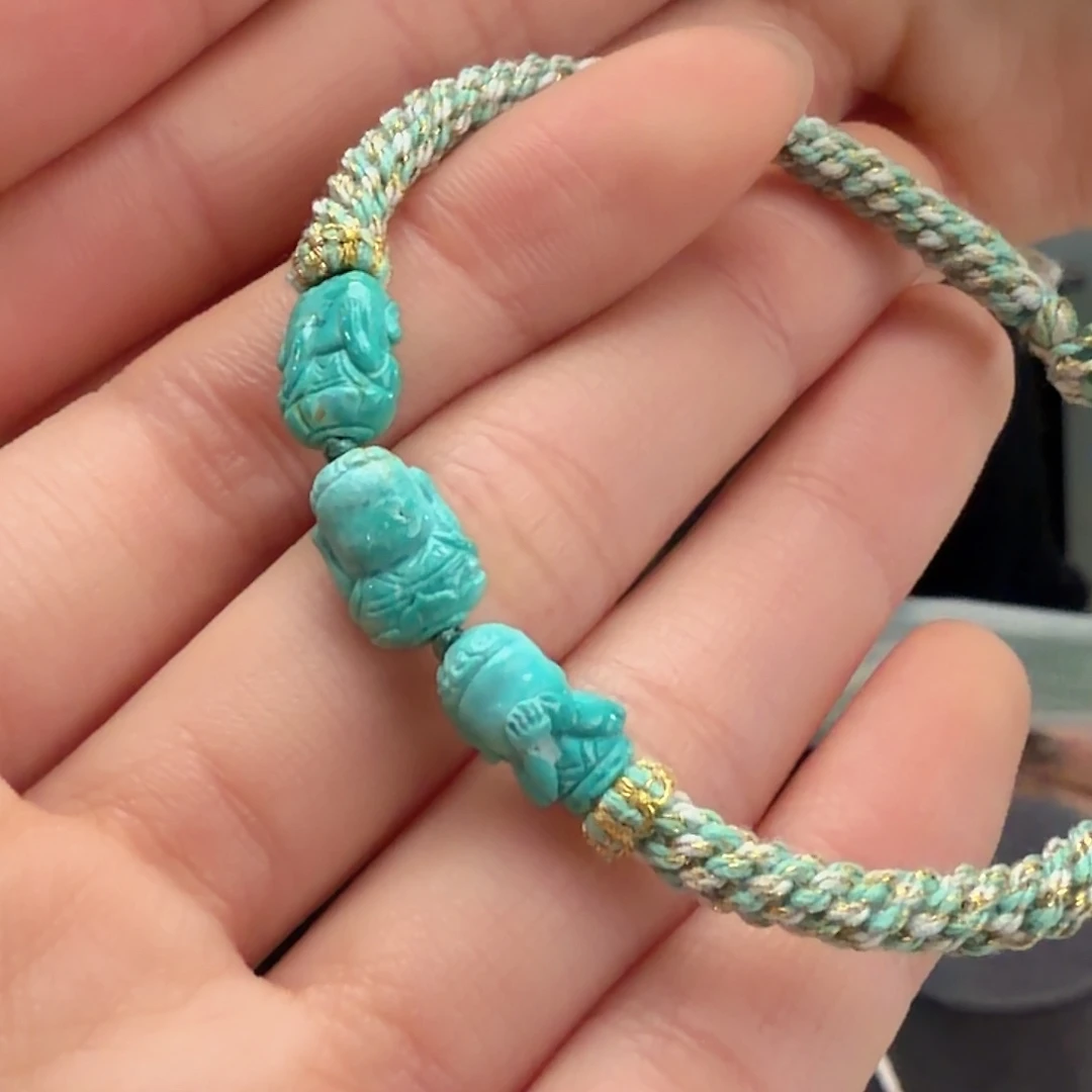 绿松石未镶嵌颈饰