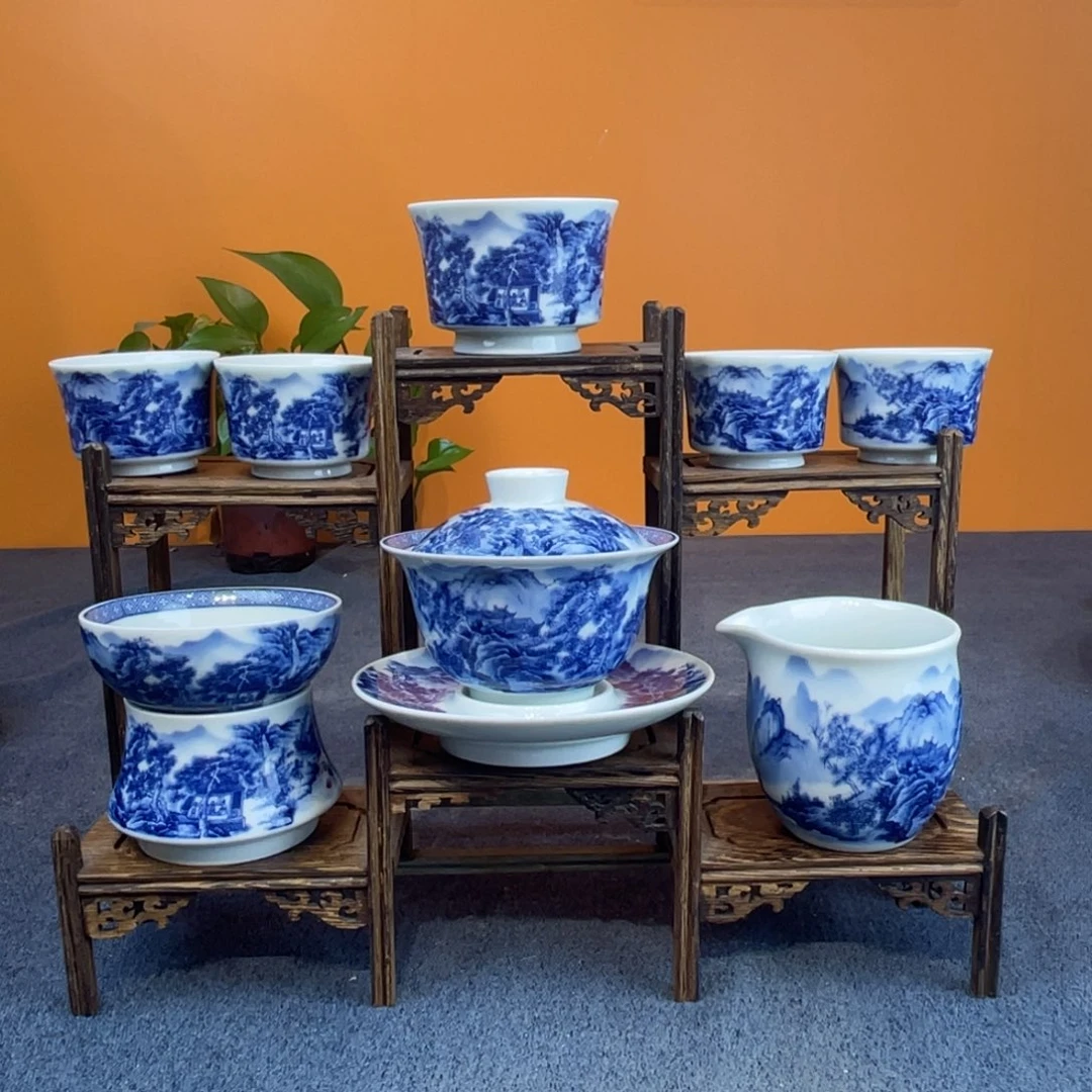 坚*景德镇陶瓷八件套