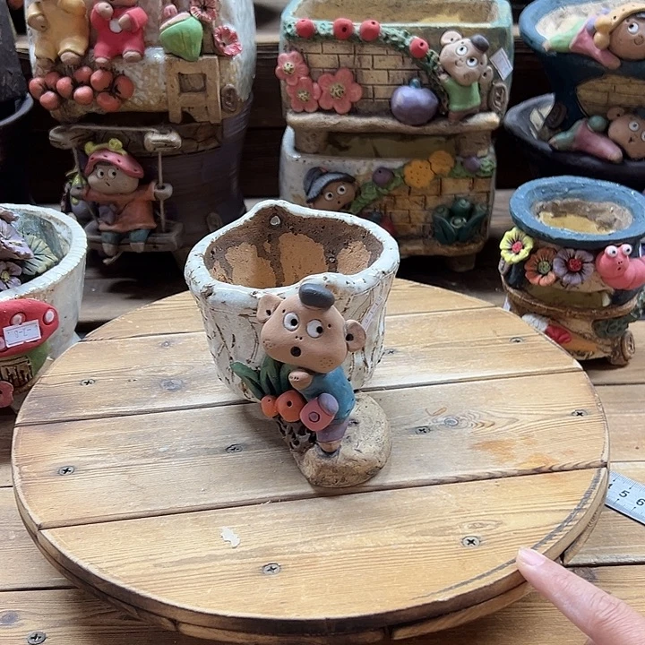 嘻哈多肉花盆百搭