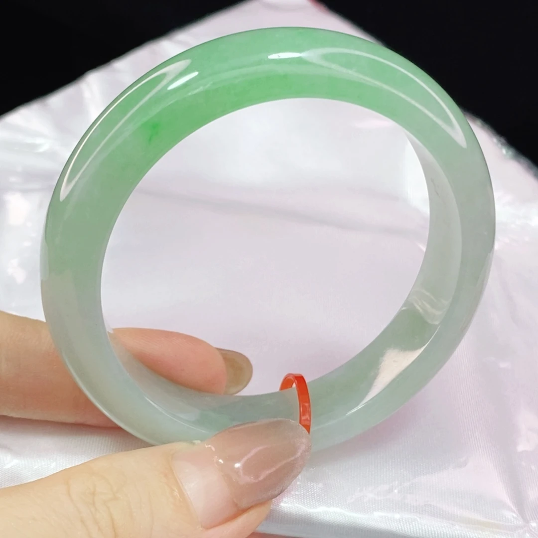 未镶嵌手镯翡翠53正圈