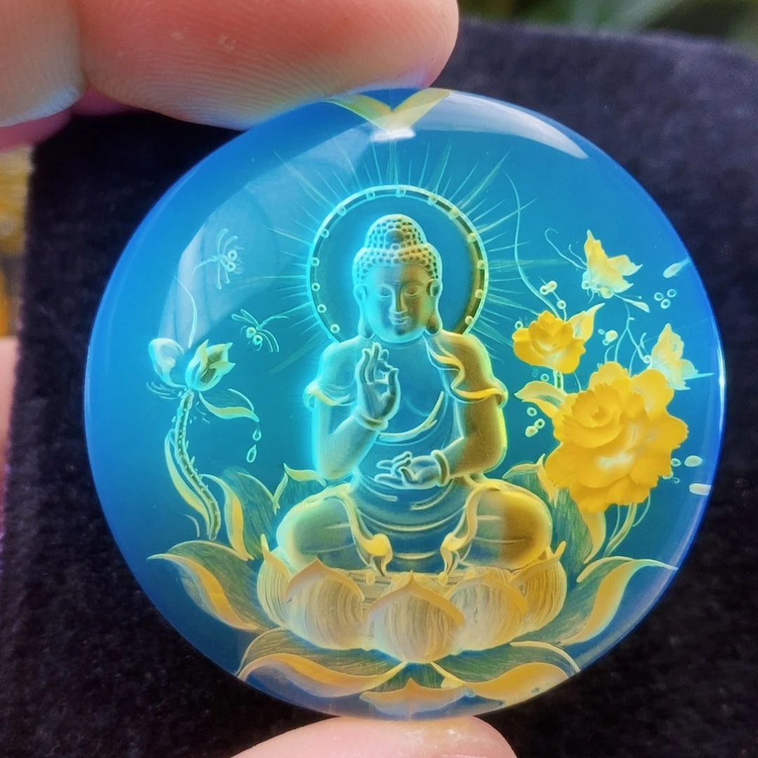 【闪购商品】蓝珀吊坠(不含链)未镶嵌