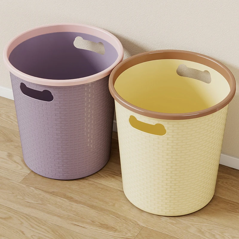 垃圾桶家用大号容量客厅厨房卧室卫生间厕所办公室宿舍压圈纸篓