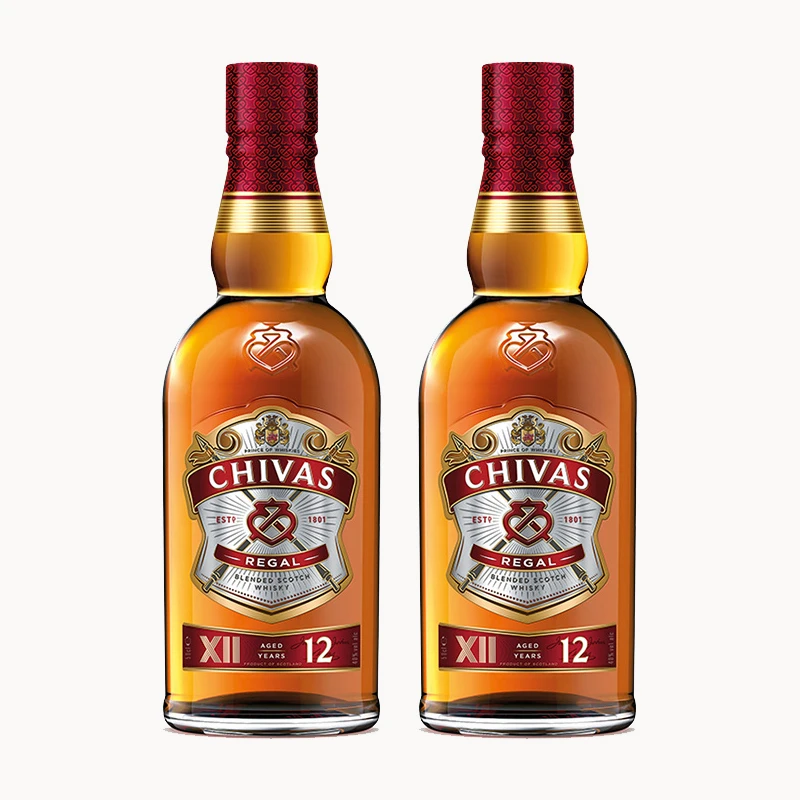 Chivas芝华士12年苏格兰调和型威士忌500ml原瓶进口洋酒 调酒基酒