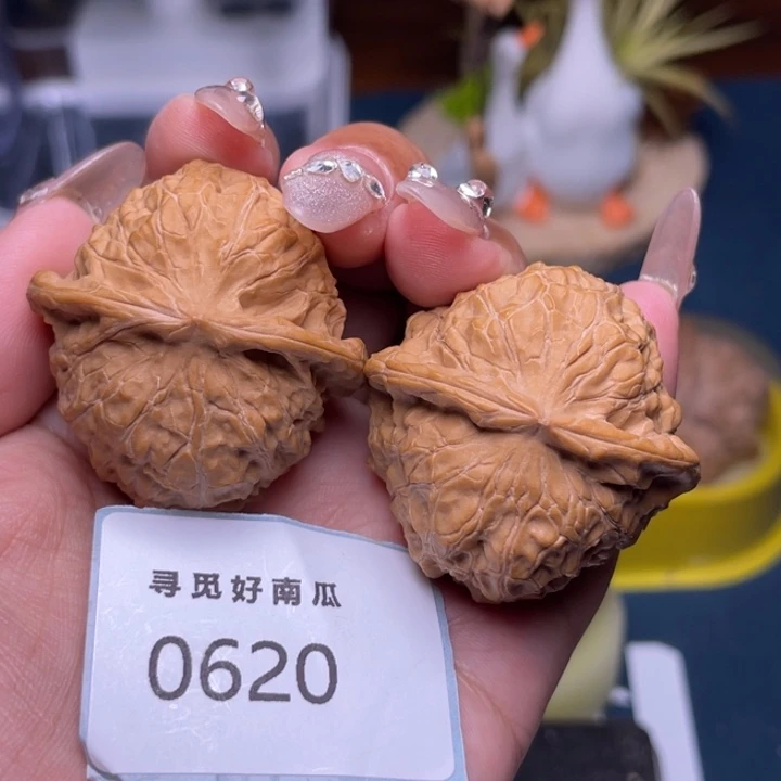 文玩核桃把件南瓜墩40-0620