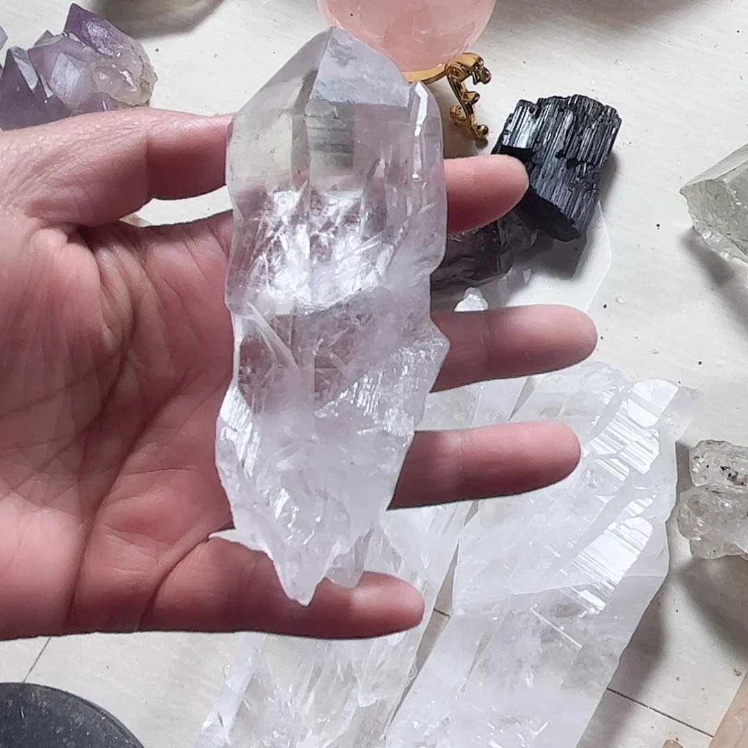 水晶天然水晶原石未镶嵌s